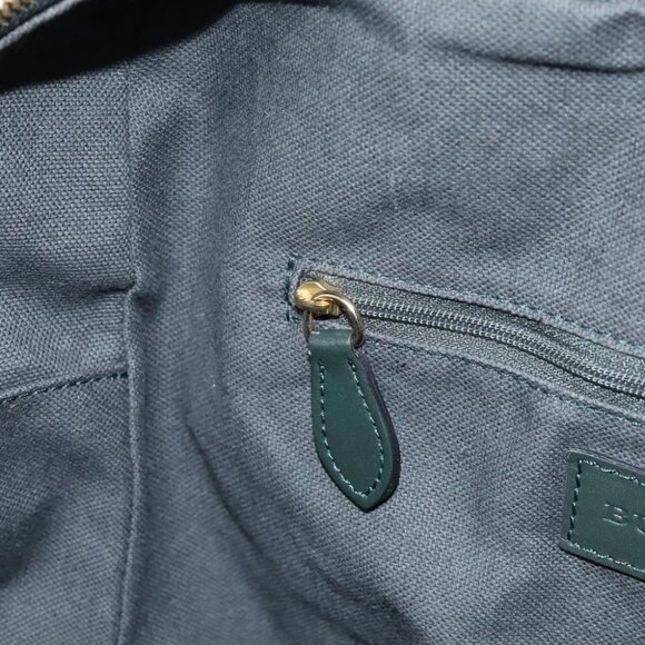 BURBERRY Nova Check Hand Bag PVC Beige Gold Auth - Picture 9 of 16